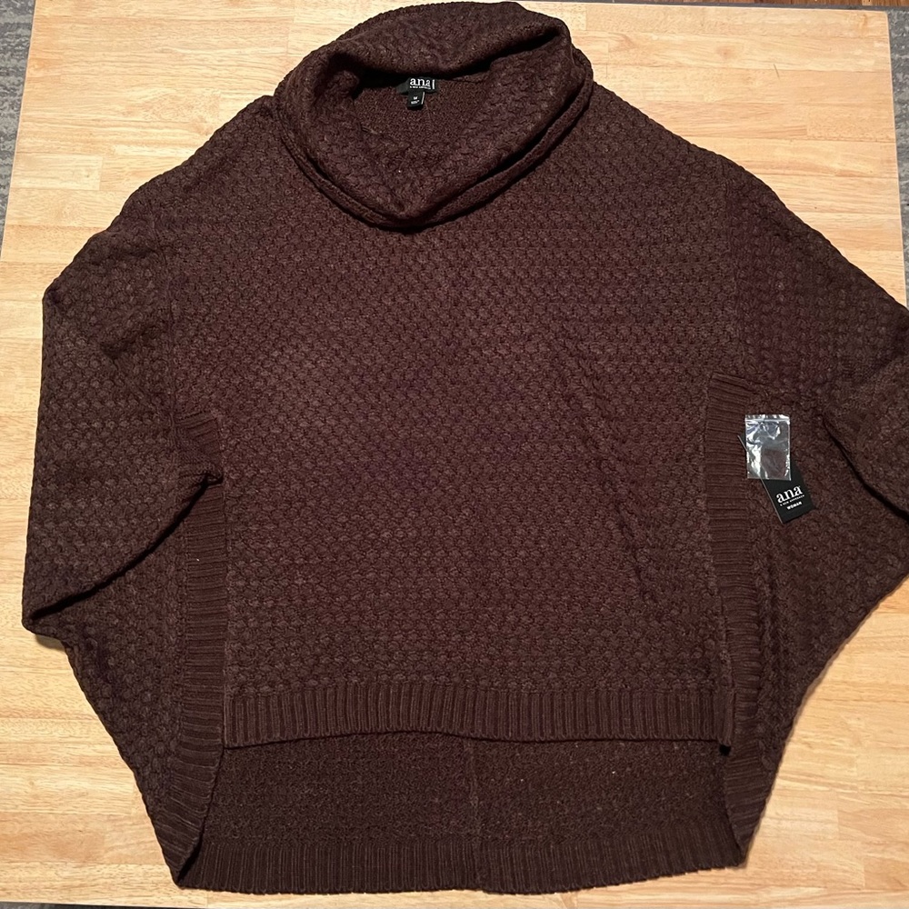 A.n.a NWT brown knit sweater
